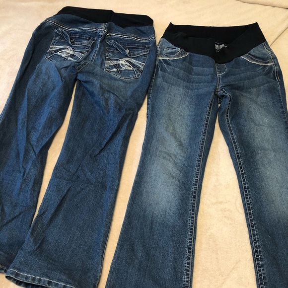 Indigo Blue Denim - Maternity Indigo Blue Jeans